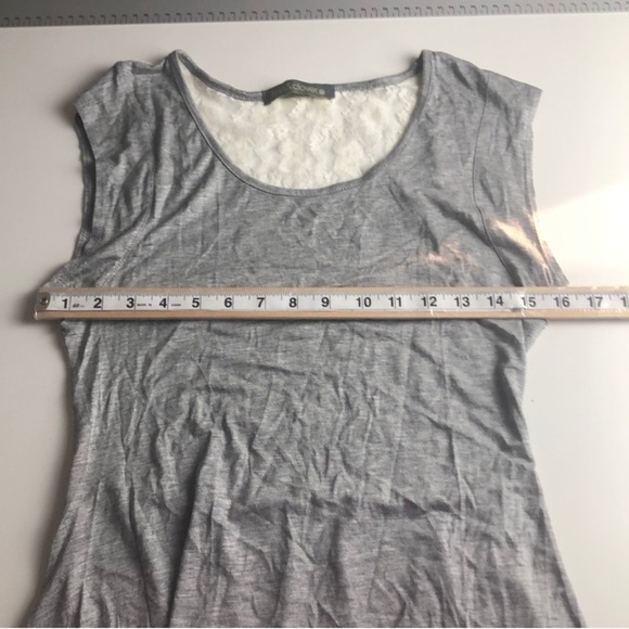 Finn & Clover Sleeveless Lace Back Blouse Medium - Picture 4 of 5